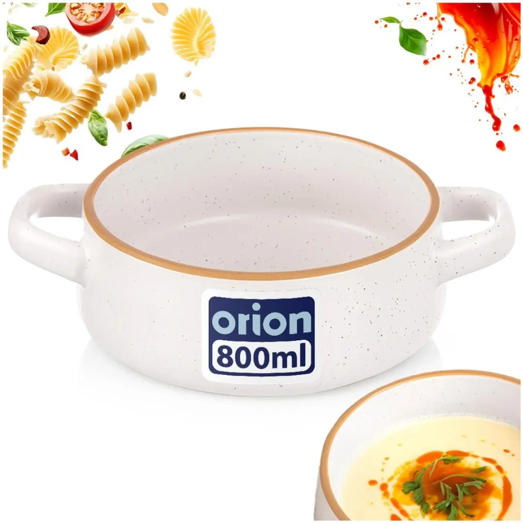 Orion Keramische Soepkom 800ml - Wit