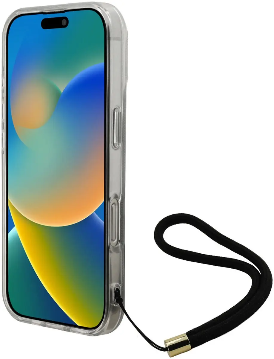 Guess iPhone 16 Pro MagSafe Hoesje - Zwart