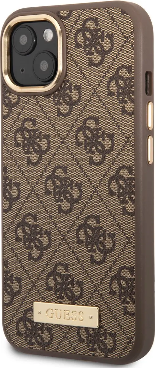 GUESS iPhone 14 Hardcase - Goud - MagSafe - 3666339069902