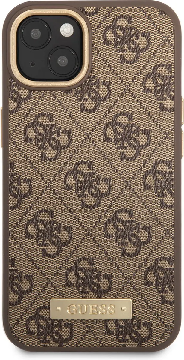 GUESS iPhone 14 Hardcase - Goud - MagSafe - 3666339069902 - afbeelding 6 van 6