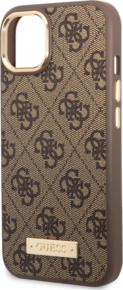 GUESS iPhone 14 Hardcase - Goud - MagSafe - 3666339069902