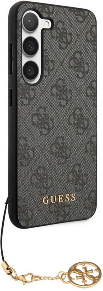 Guess 4G Charms Back Cover - Samsung Galaxy S23+ - Grijs
