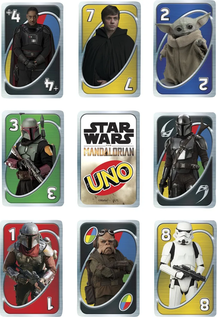 Mattel UNO Star Wars The Mandalorian Kaartspel HJR23