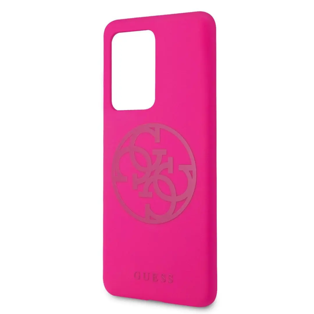 Guess GUHCS69LS4GFU Hoesje - Samsung Galaxy S20 Ultra - Roze
