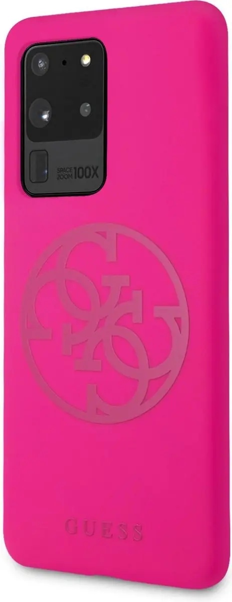 Guess GUHCS69LS4GFU Hoesje - Samsung Galaxy S20 Ultra - Roze