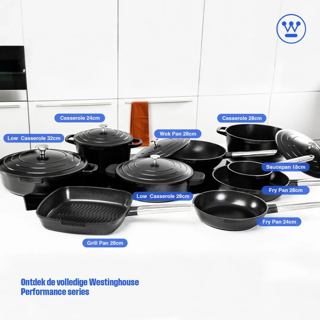 Westinghouse Performance Hapjespan 28cm - Zwart