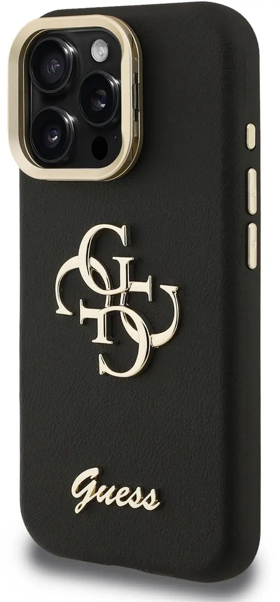 GUESS 4G Logo Hoesje iPhone 15 Pro - Zwart - MPN 13452