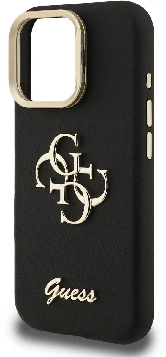 GUESS 4G Logo Hoesje iPhone 15 Pro - Zwart - MPN 13452