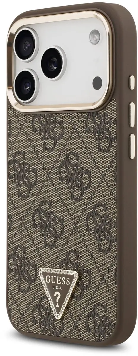 GUESS Telefoonhoesje iPhone 17 Pro - MagSafe - Bruin