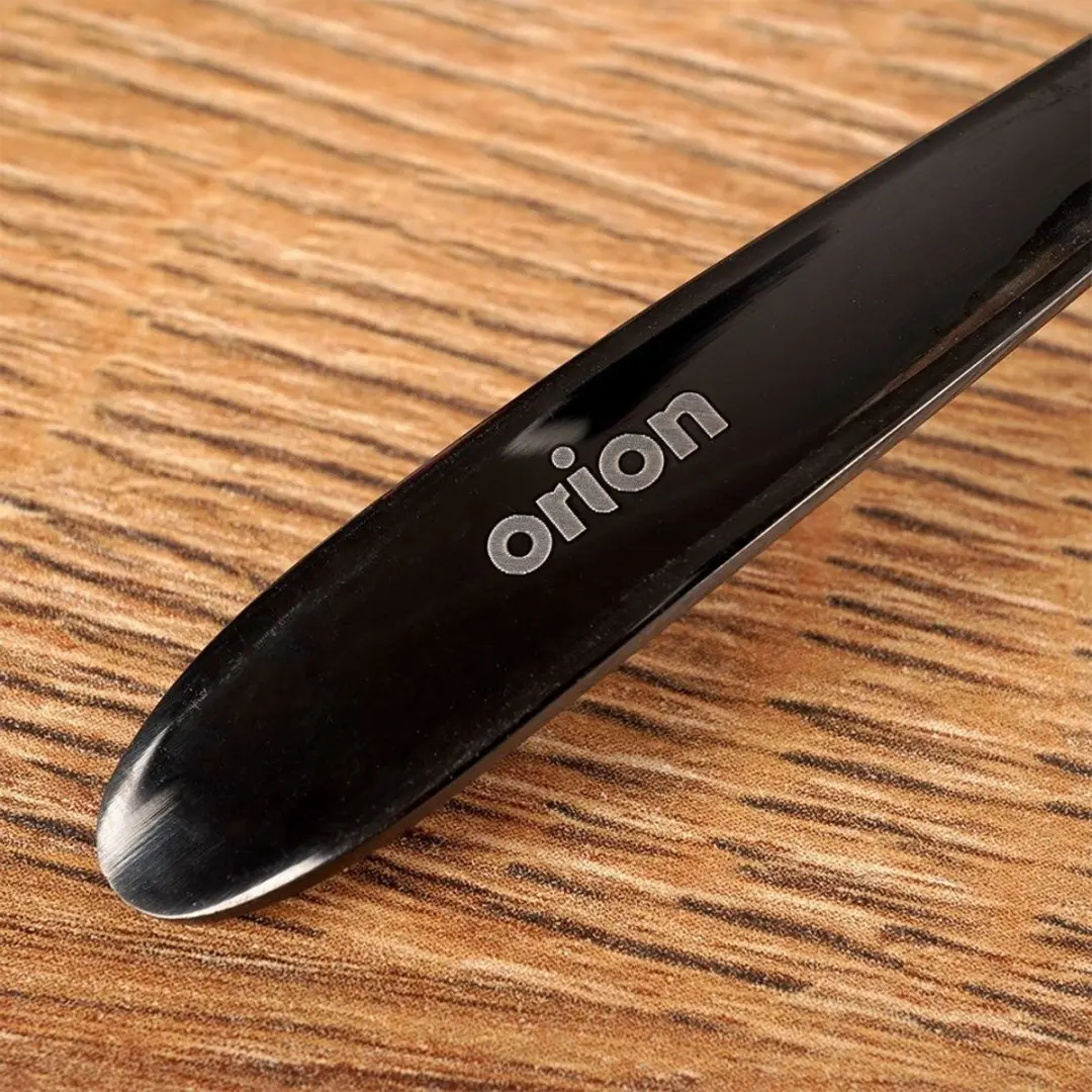 Orion Black Serie Roestvrijstalen Theelepel O-144603 - 2 Stuks