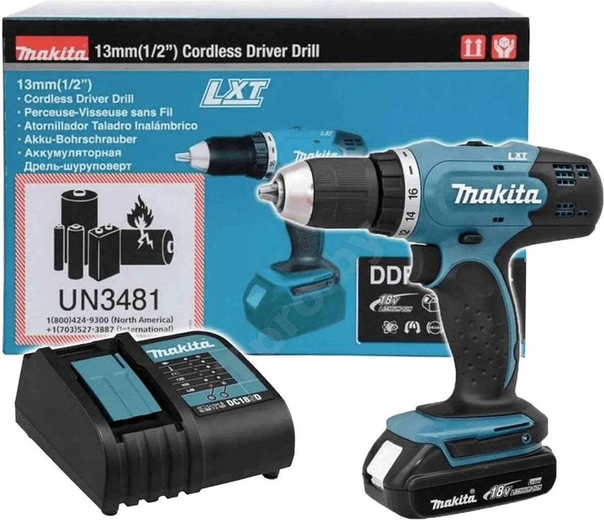 Makita DDF453SYX5 Accuboorschroevendraaier 18V
