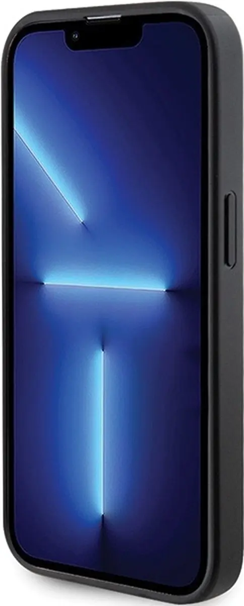 GUESS Saffiano Back Case - iPhone 14 Pro Max - Zwart - afbeelding 6 van 6