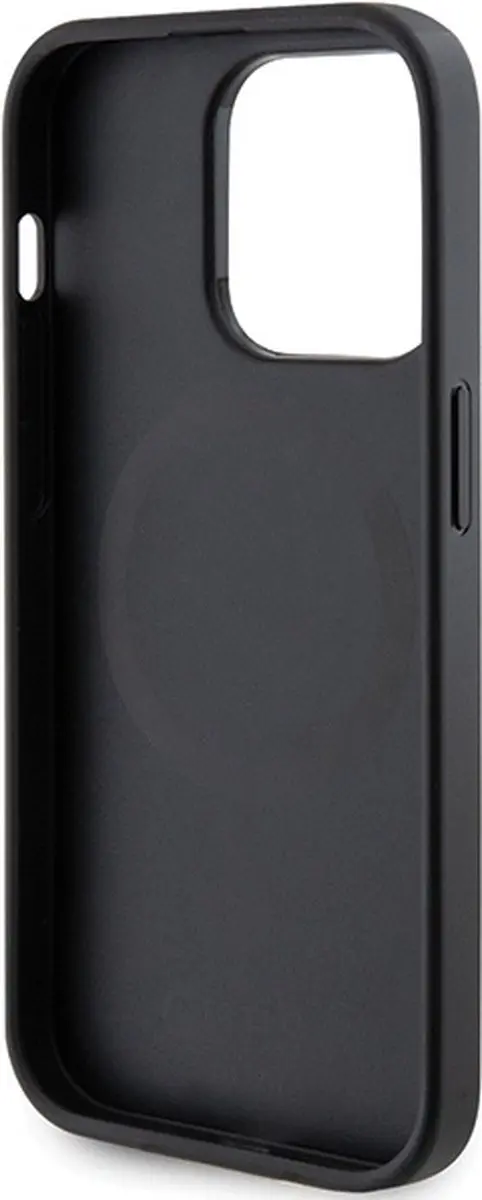 GUESS Saffiano Back Case - iPhone 14 Pro Max - Zwart