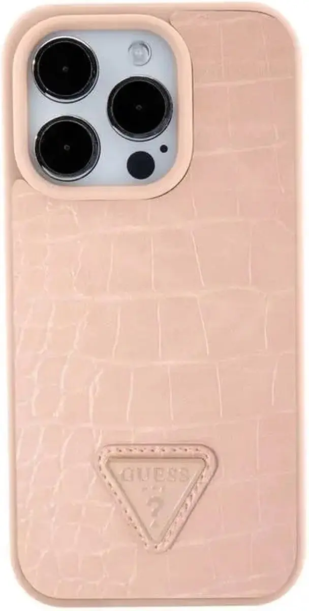 GUESS iPhone 15 Pro Max Hoesje Triangle Coco - Roze - afbeelding 6 van 6
