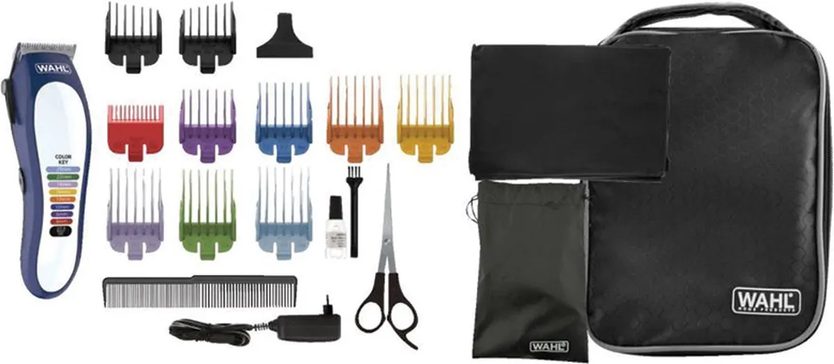Wahl Color Pro Lithium Tondeuse 79600-3716 - Wit/Blauw