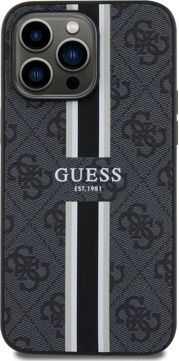 Guess iPhone 15 Pro Max TPU Hoesje - Zwart