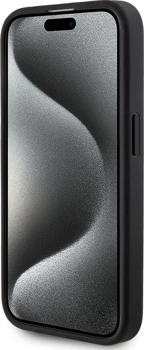 Guess iPhone 15 Pro Max TPU Hoesje - Zwart