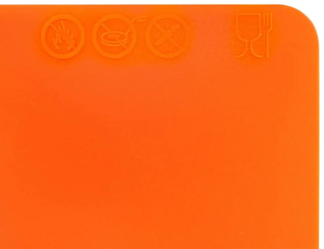 Orion Sillinie Siliconen Deegmat 40x30cm - Oranje