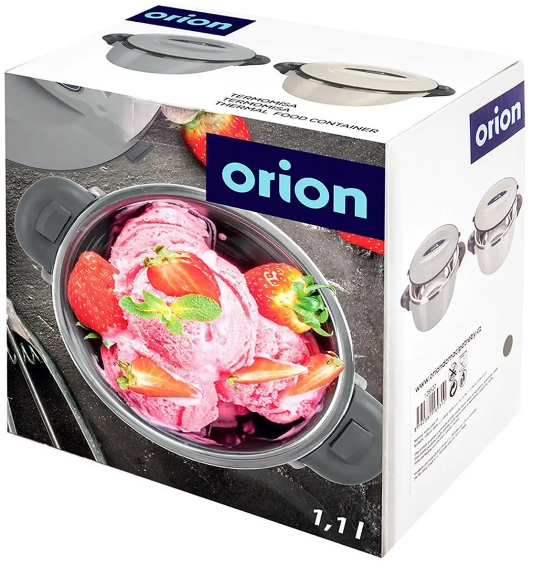 Orion Termo Serie Thermosfles 900ml - Grijs Staal