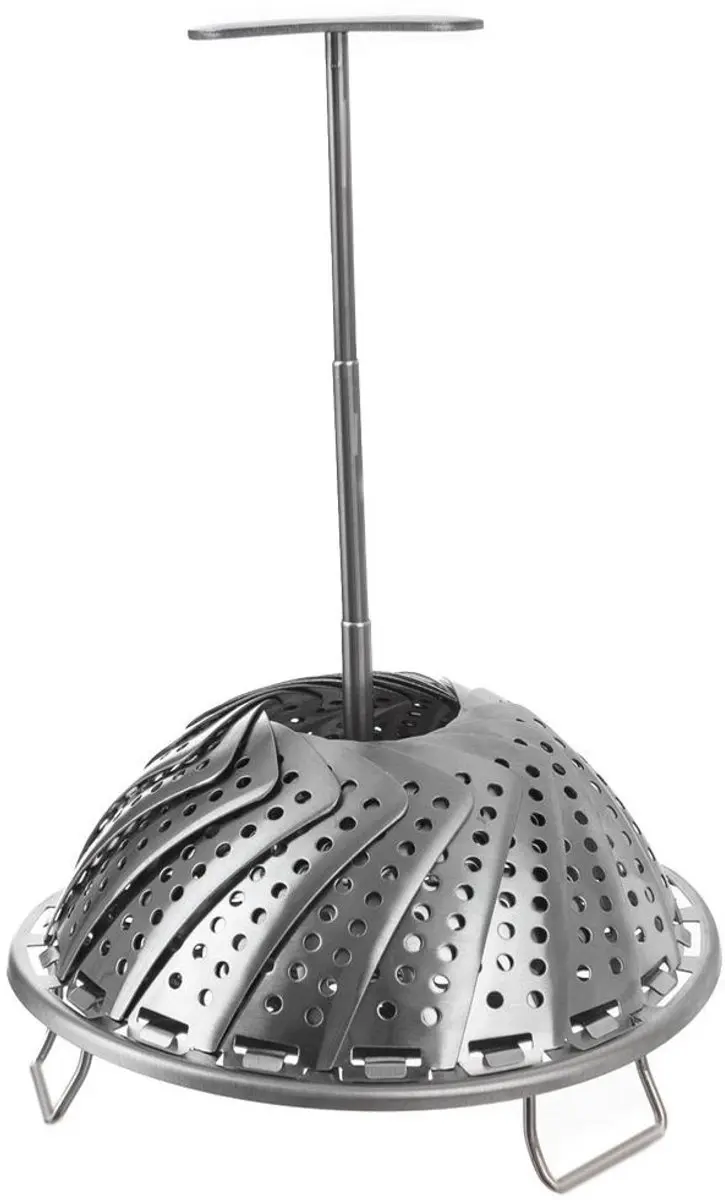 Orion Opvouwbare Stoominzet 14cm - Roestvrij staal