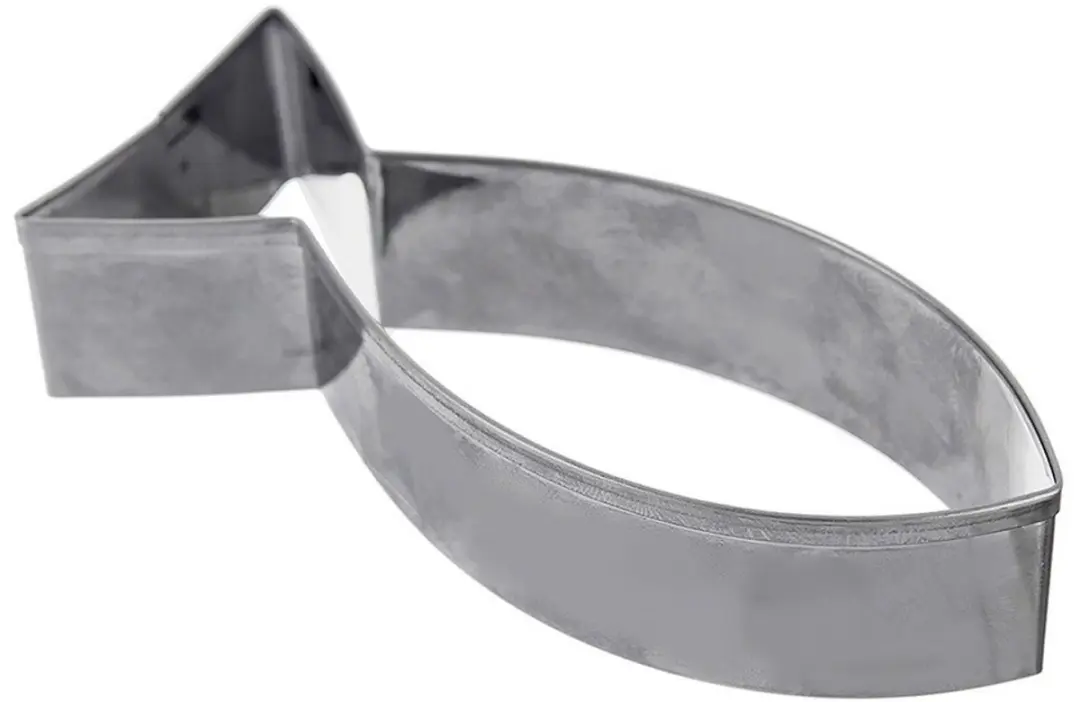 Orion RVS Vis Koekjesuitsteker 9cm - Metaal