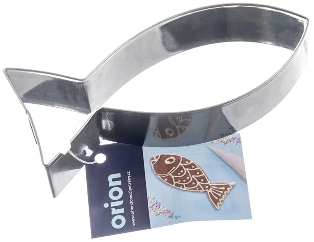 Orion RVS Vis Koekjesuitsteker 9cm - Metaal