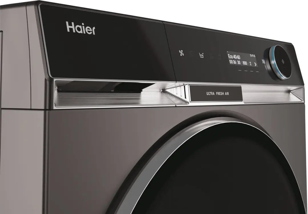 Haier HW100-BD14397PGU1 Wasmachine 10kg - Antraciet
