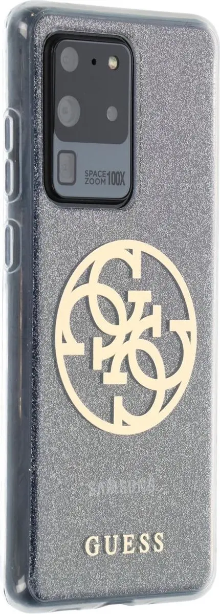 GUESS Backcase Glitter Zilver S212-5 - Samsung Galaxy S20 Ultra - afbeelding 3 van 6