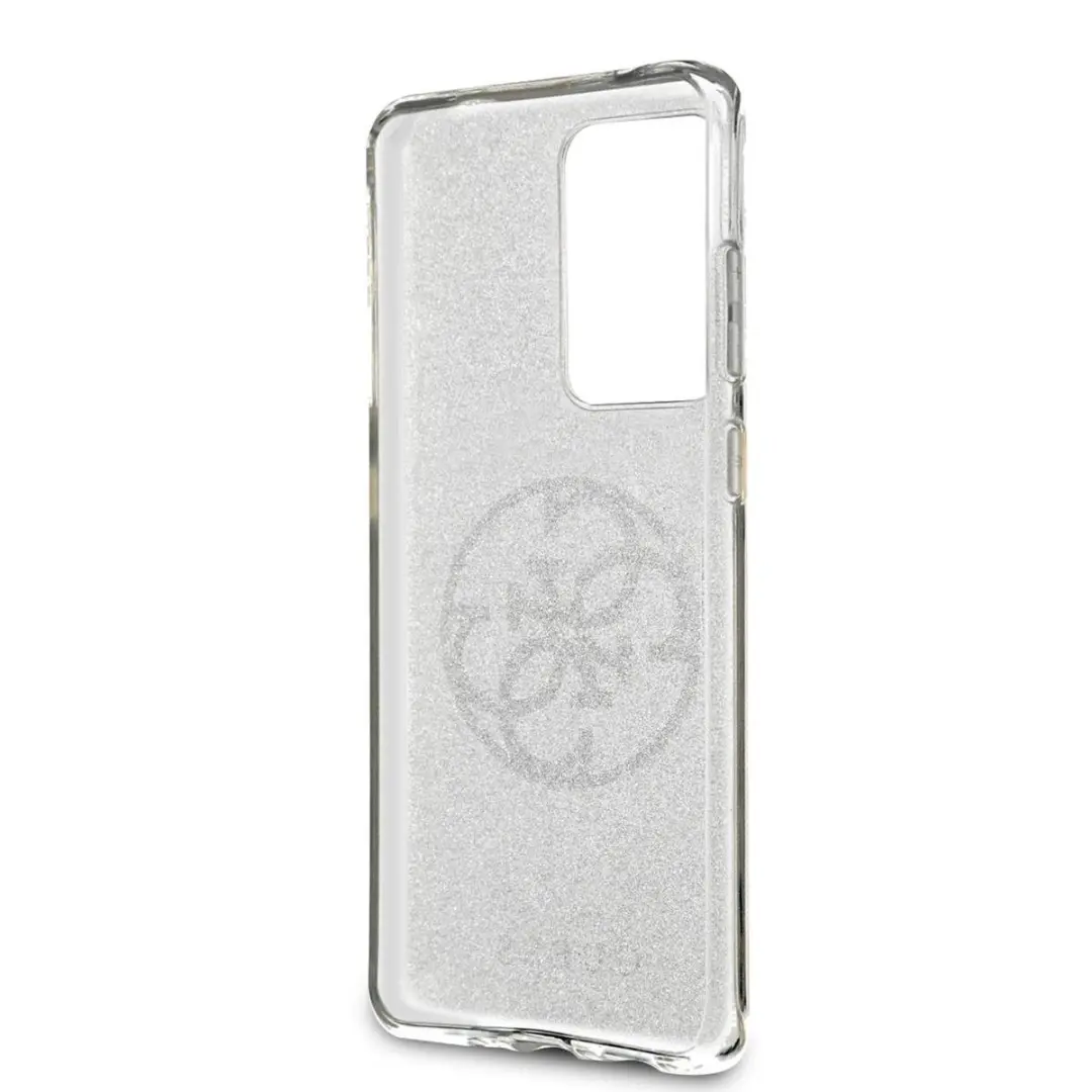 GUESS Backcase Glitter Zilver S212-5 - Samsung Galaxy S20 Ultra - afbeelding 2 van 6
