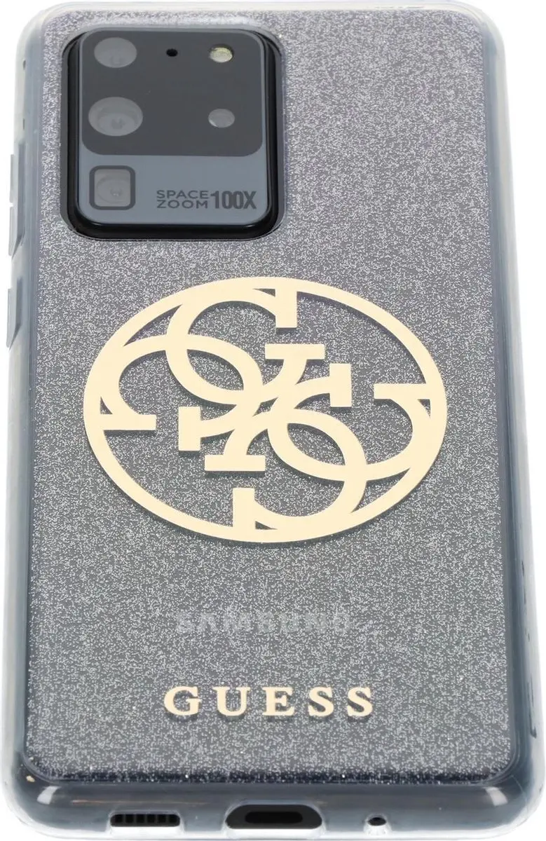 GUESS Backcase Glitter Zilver S212-5 - Samsung Galaxy S20 Ultra - afbeelding 4 van 6