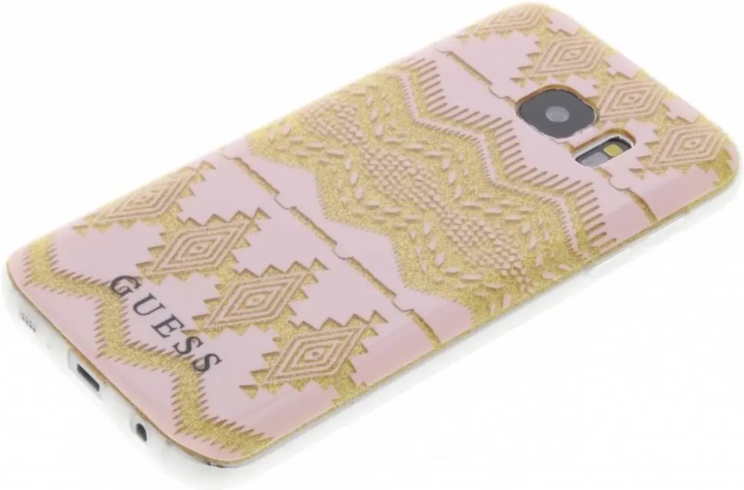 Guess TPU Hoes Tribal G930F38250901 - Beige