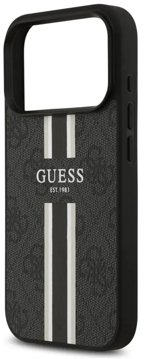 GUESS Hoesje iPhone 17 Pro Max - MagSafe - Zwart