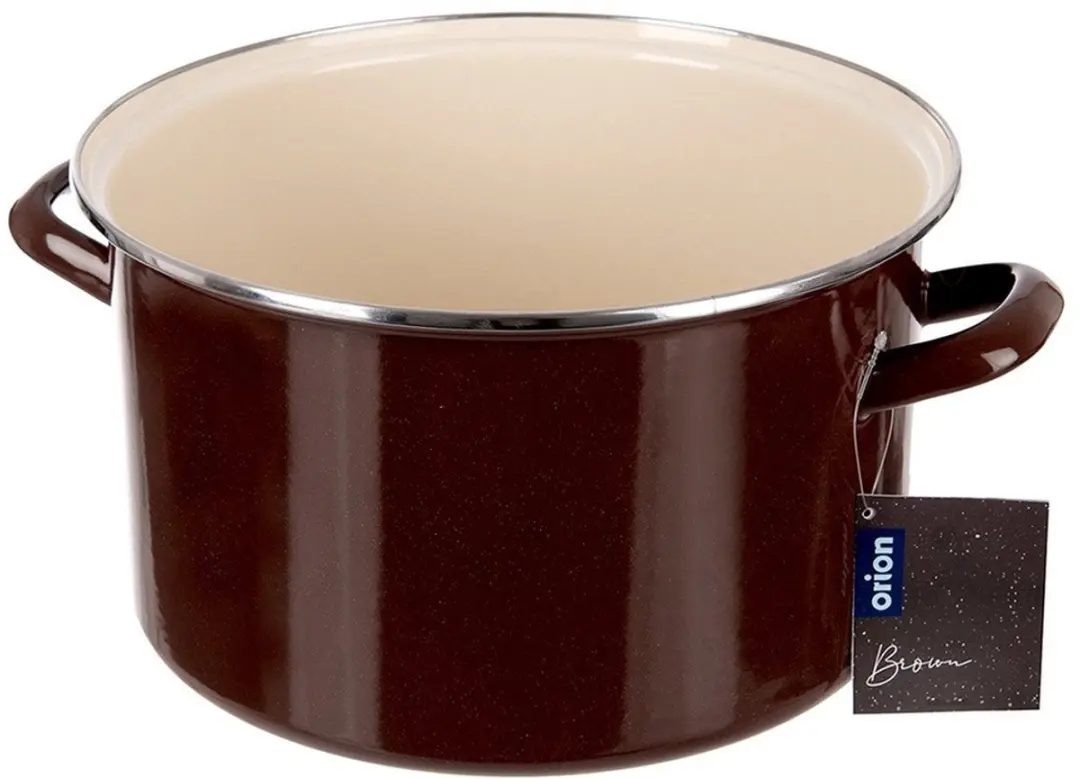 Orion Brown Serie Geëmailleerde Pan 32cm - 11,5L