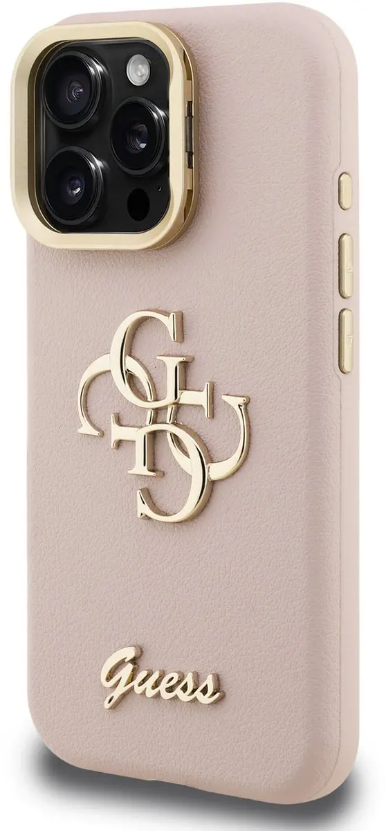 GUESS 4G Logo Hoesje iPhone 15 Pro Max - Roze - afbeelding 6 van 6