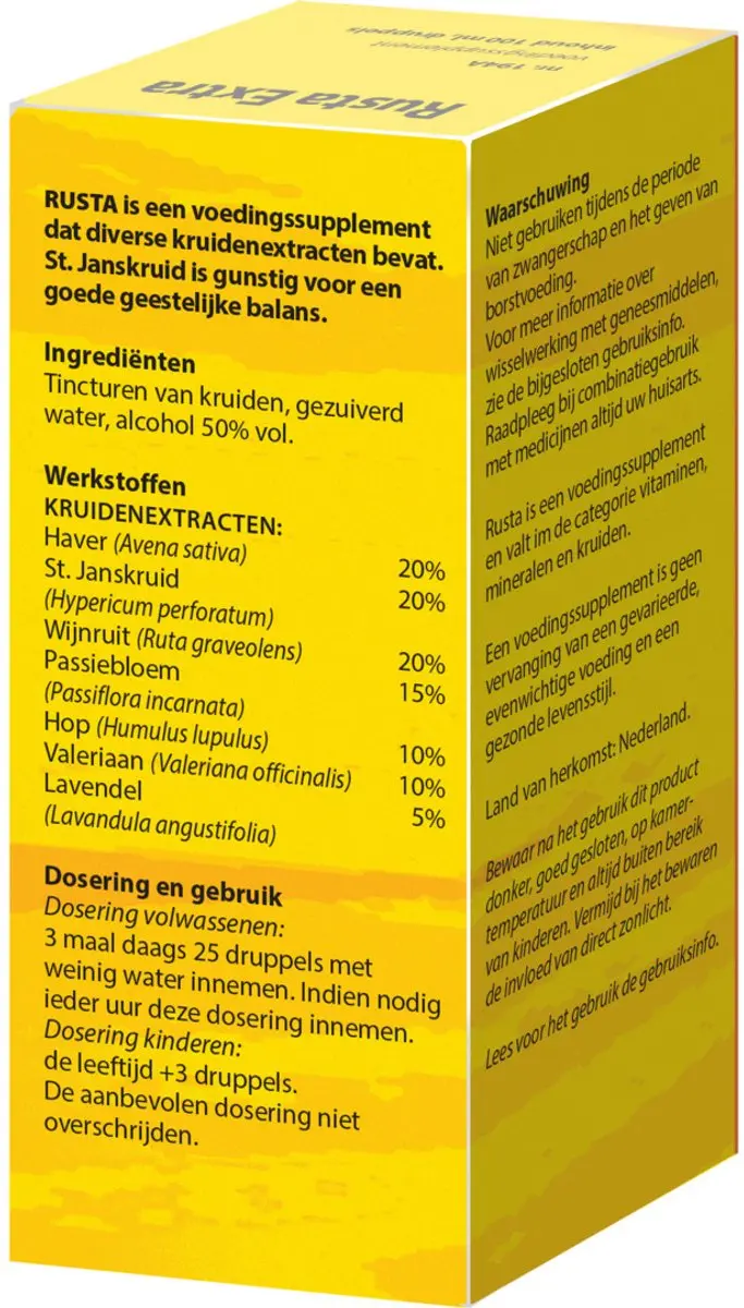 Bloem Rusta Voedingssupplement 100ml