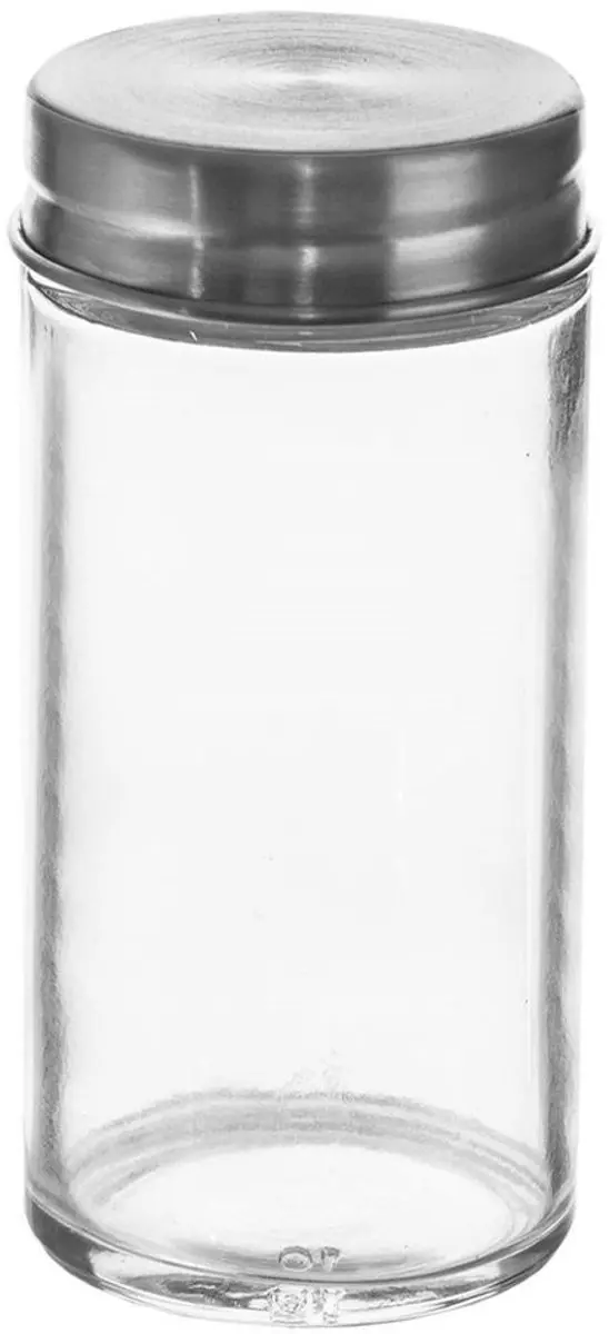 Orion Glazen Kruidenpot 100ml - Roestvrij Stalen Deksel