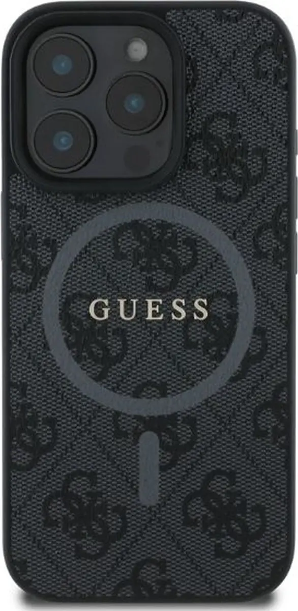 GUESS 4G Ring Classic Logo Hoesje GUHMP16XG4GFRK - iPhone 16 Pro Max - Zwart - afbeelding 6 van 6