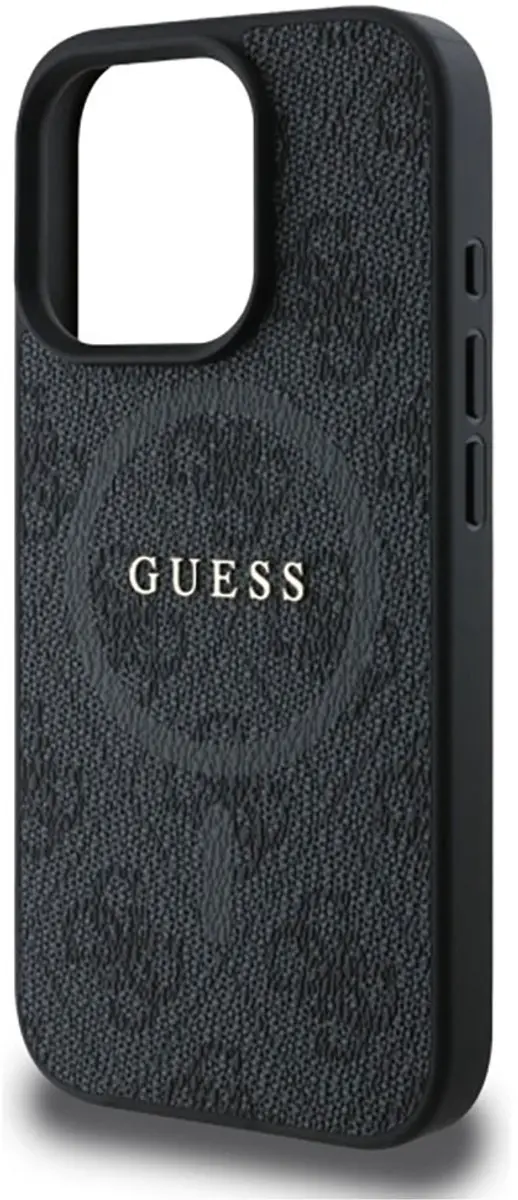 GUESS 4G Ring Classic Logo Hoesje GUHMP16XG4GFRK - iPhone 16 Pro Max - Zwart