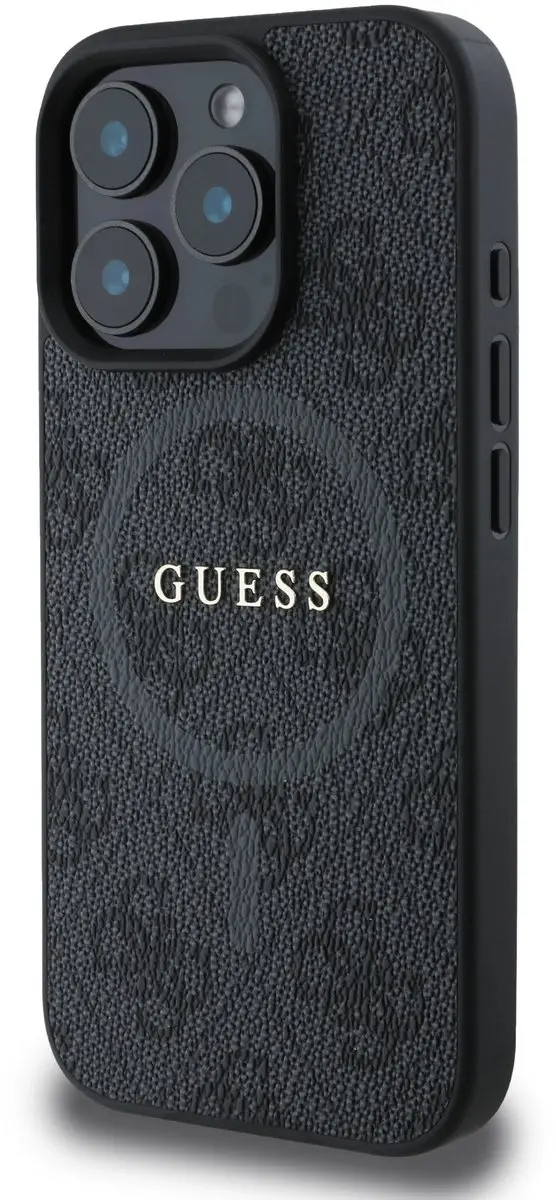 GUESS 4G Ring Classic Logo Hoesje GUHMP16XG4GFRK - iPhone 16 Pro Max - Zwart