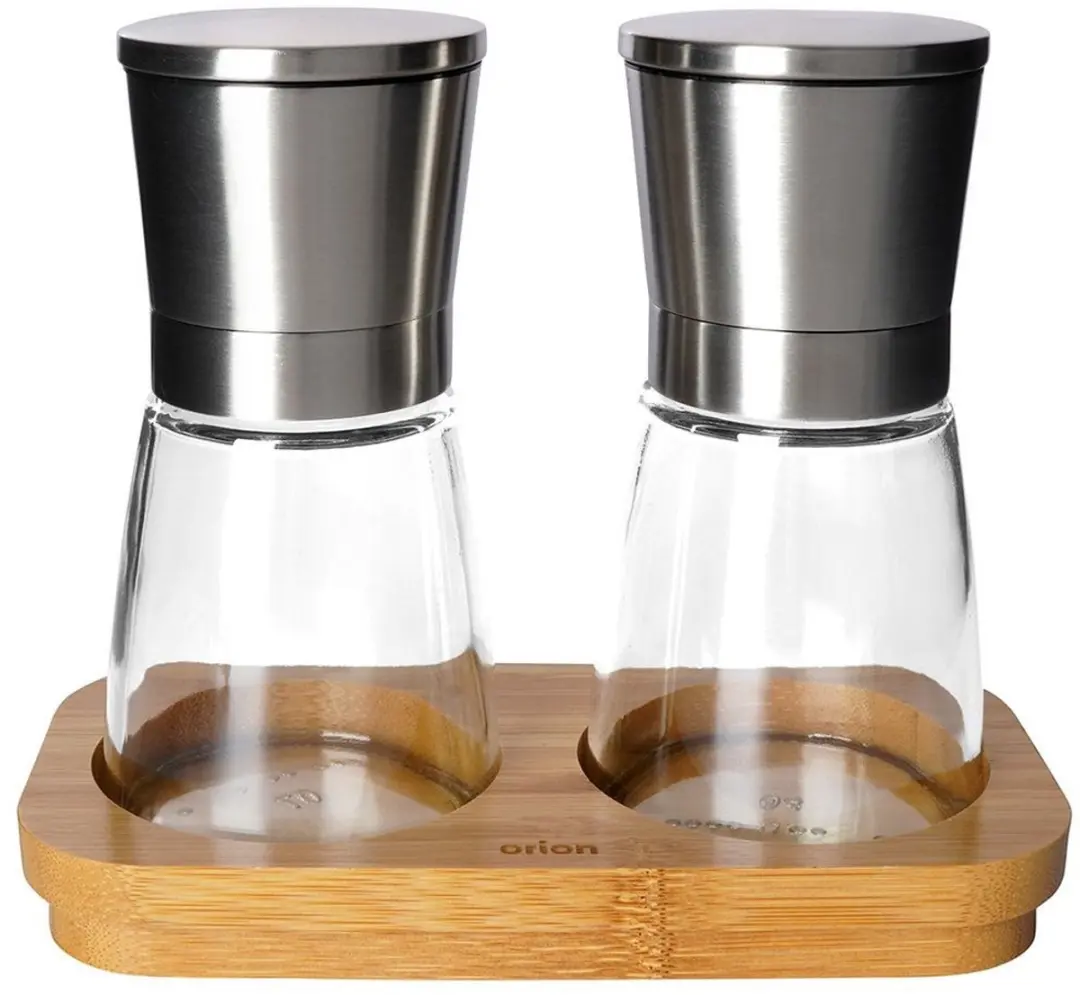 Orion Peper- en Zoutmolen Set 14,5cm - Bambus - 3 Stuks