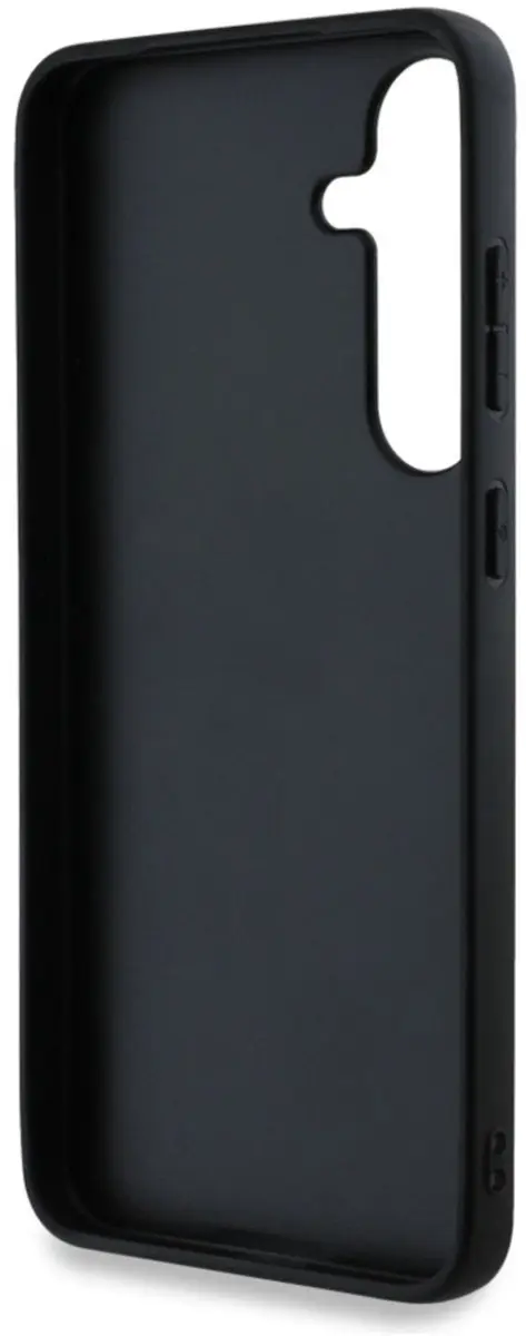 GUESS 4G Metal Logo Glitter Backcover GUHCS25MHG4SGK - Zwart