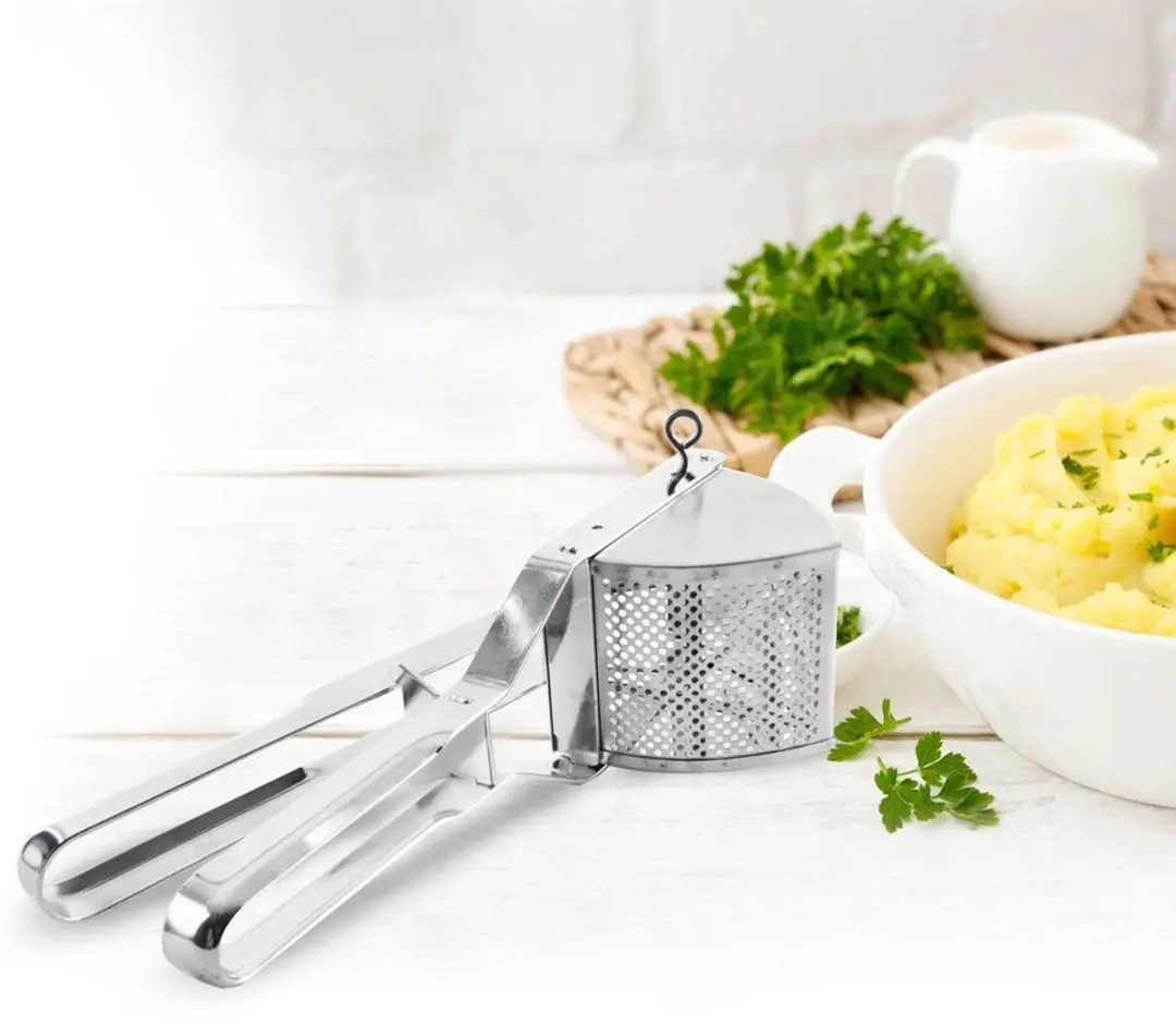 Orion Aardappelstamper Staal 30x12x9,5cm - Zilver