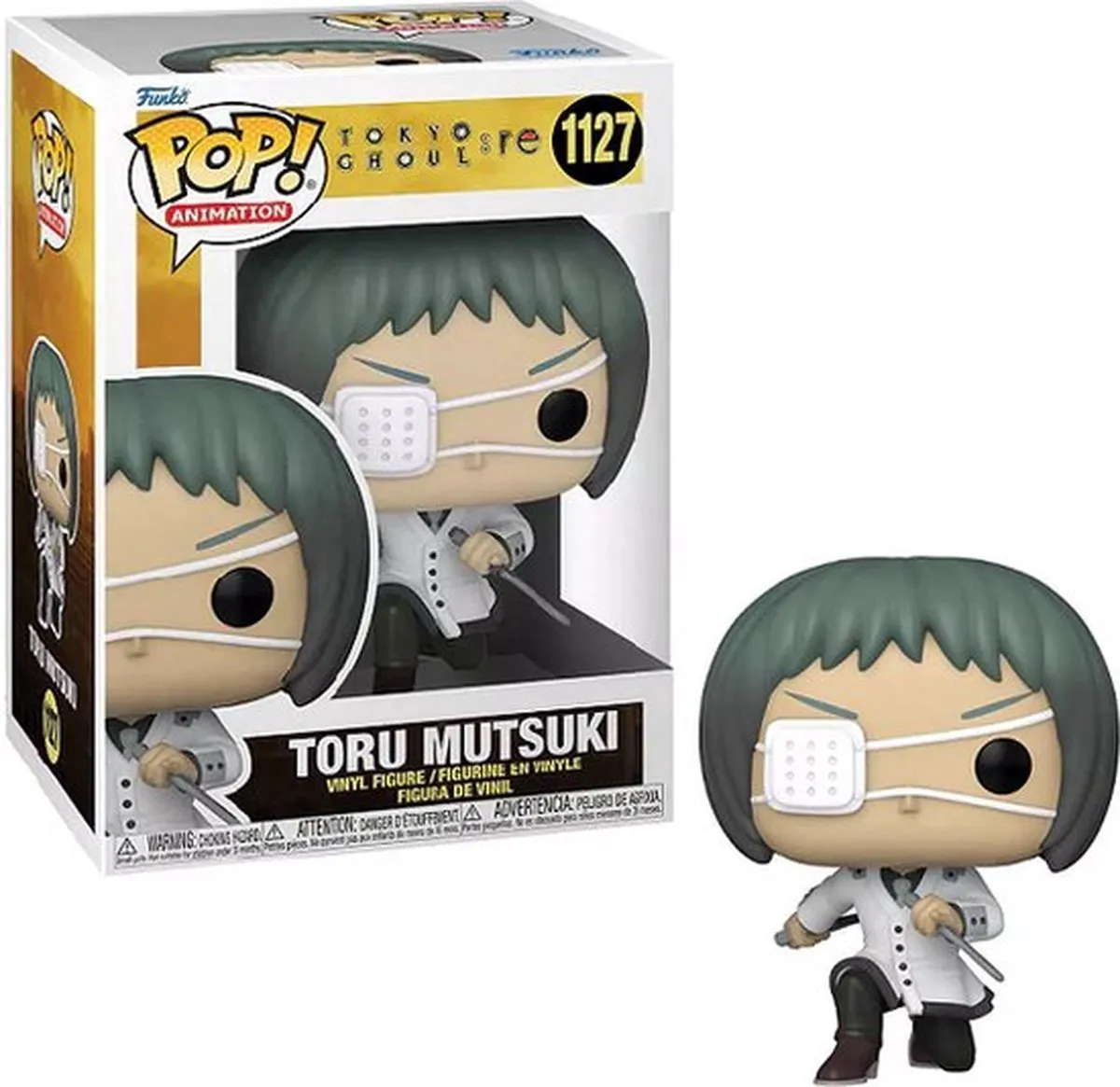 Funko Tokyo Ghoul POP! Tooru Mutsuki Verzamelfiguur 9cm - Multicolours
