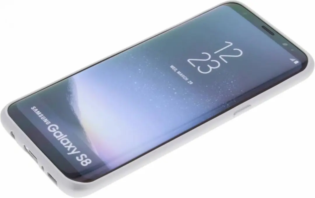 Guess Classic Collection Hoesje S206-12 - Zilver - Samsung Galaxy S8