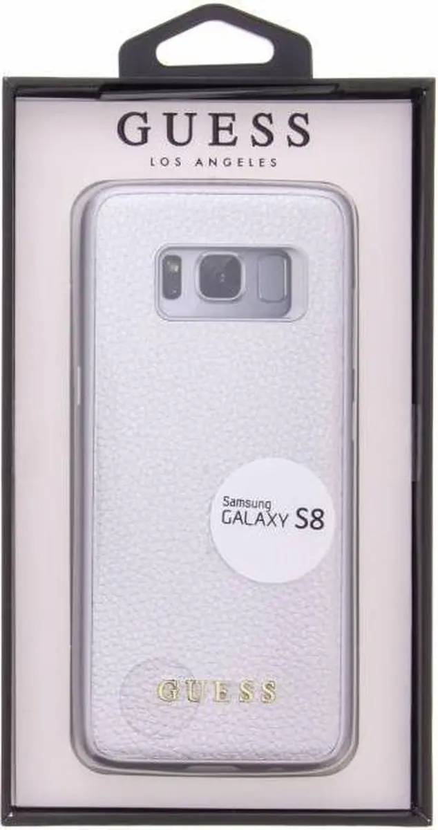 Guess Classic Collection Hoesje S206-12 - Zilver - Samsung Galaxy S8
