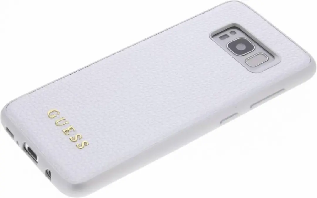 Guess Classic Collection Hoesje S206-12 - Zilver - Samsung Galaxy S8