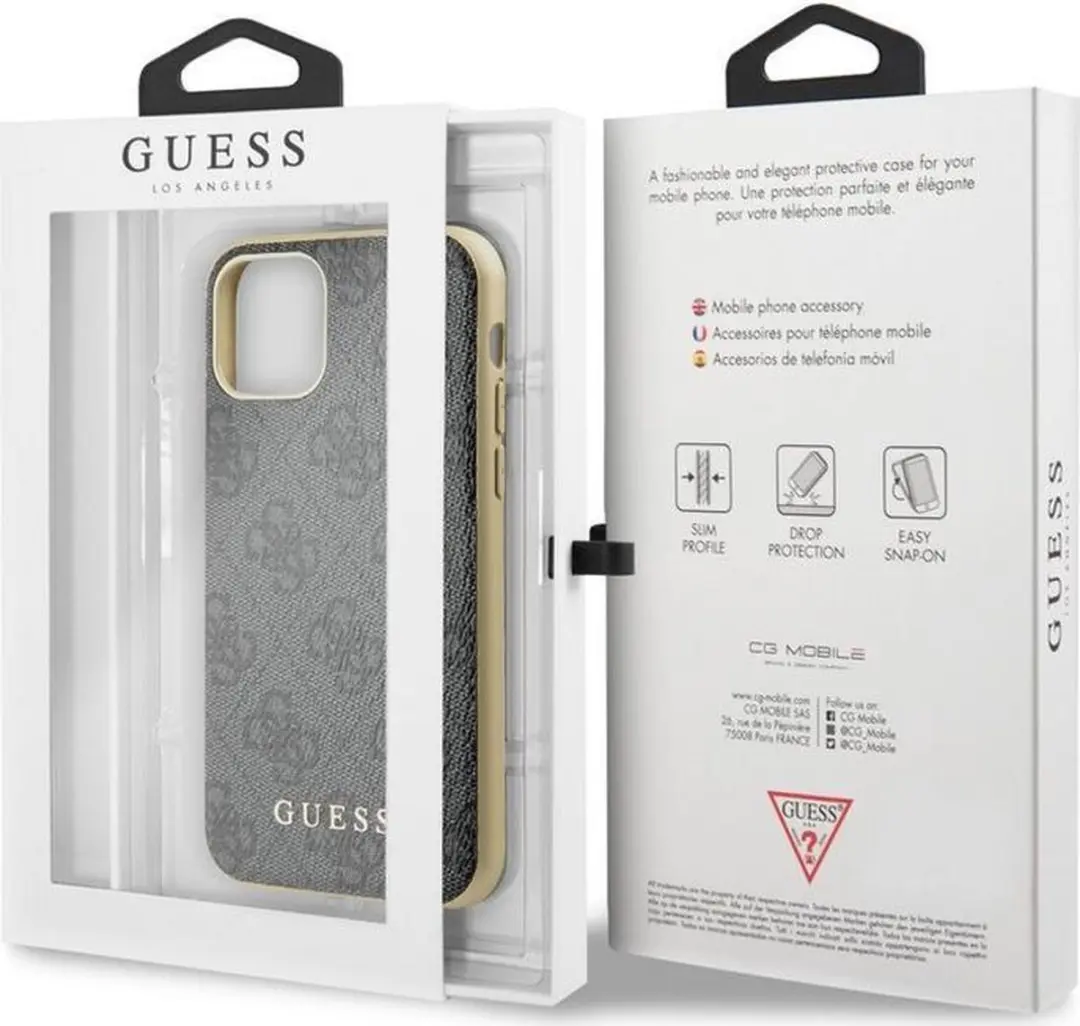 Guess iPhone 11 Hard Case - Grijs