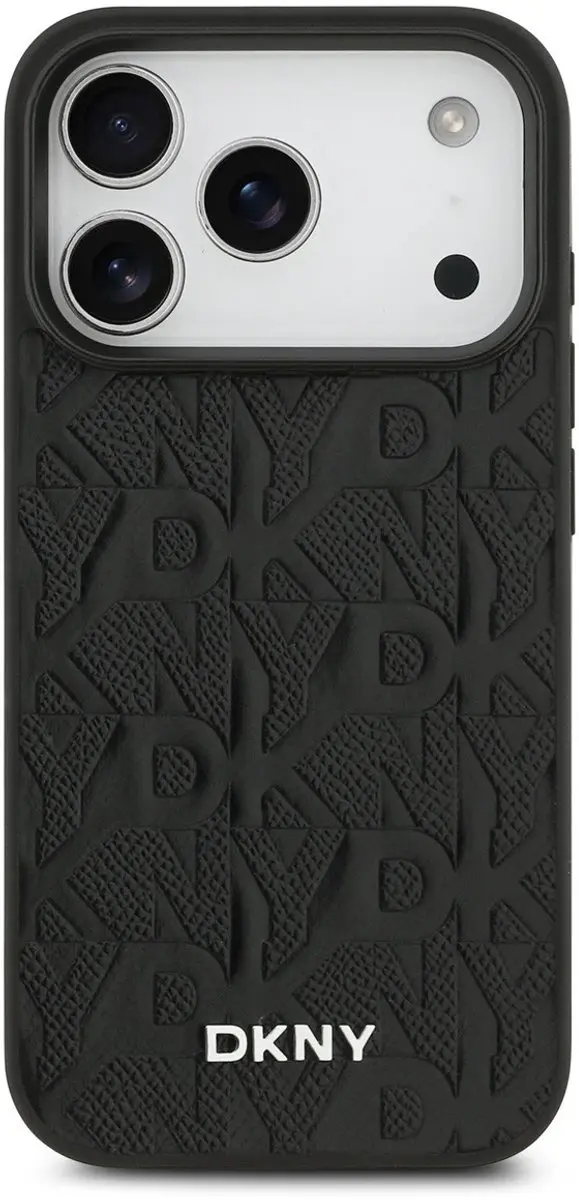 DKNY iPhone 17 Pro Hoesje - MagSafe - Zwart