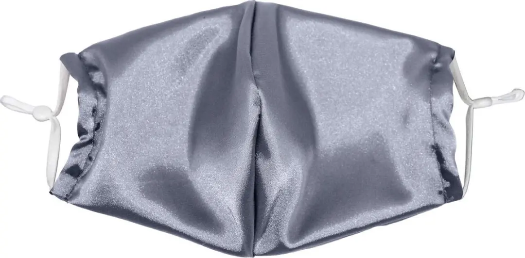 Beauty Pillow Satijnen Mondmasker Silver