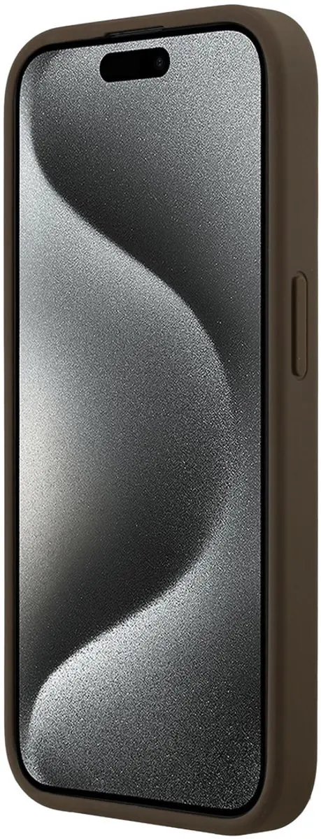 Guess iPhone 15 Pro Hoesje - Bruin